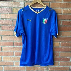 Italy National Puma Soccer Jersey / Large / 2000s